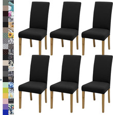 Dining Chair Cover,Dining Room Chair Covers Set of 6,Stretch Kitchen Chair Cover