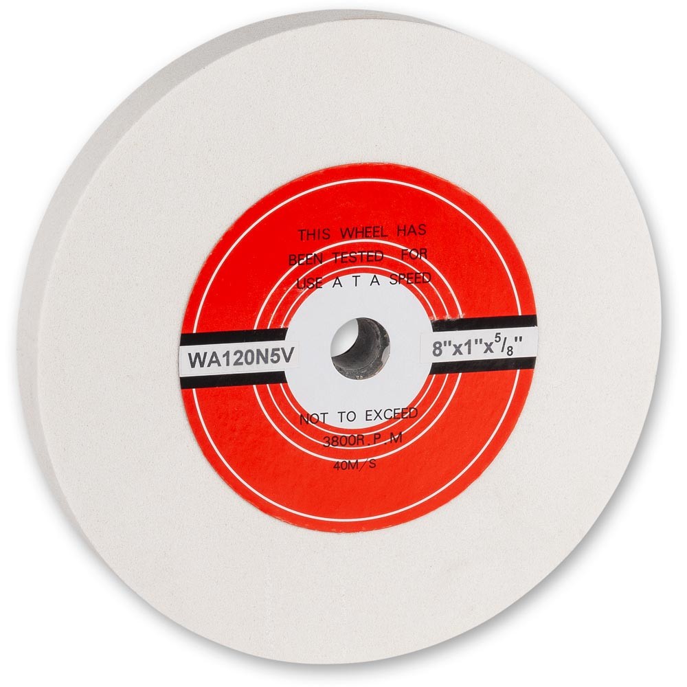 Axminster White Grinding Wheel 200mm x 25mm 120G