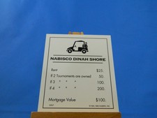 Nabisco Dinah Shore  Golf Monopoly 1996 Property Card