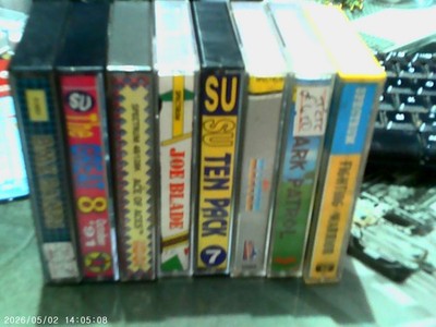 8x Sinclair ZX Spectrum Cassette Spiele Konvolut Restposten Retro 48k ungetestet