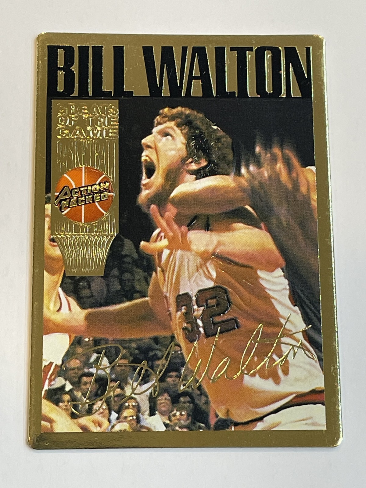 1995 Action Packed Hall of Fame Basketball #38 - Bill Walton - Trail Blazers