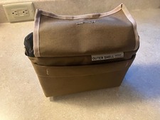 Outer Shell Drawcord Handlebar Bag, Brown, Bicycle Rando Bag