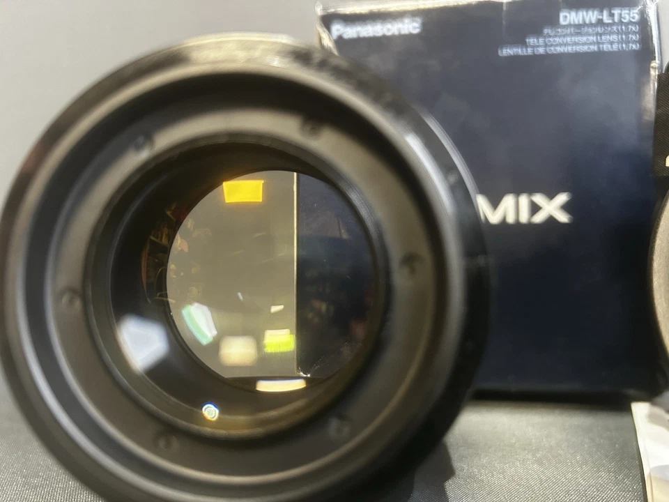 Panasonic DMW-LT55 Lumix Tele Conversion Lens 1.7x + Caps Boxed Clean Optics - Image 4 of 4