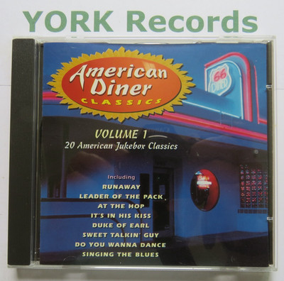 AMERICAN DINER CLASSICS - Volume 1 - Various - Excellent Con CD Album K-Tel