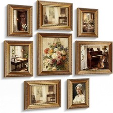 8-Piece Bronze Gallery Wall Frame Set