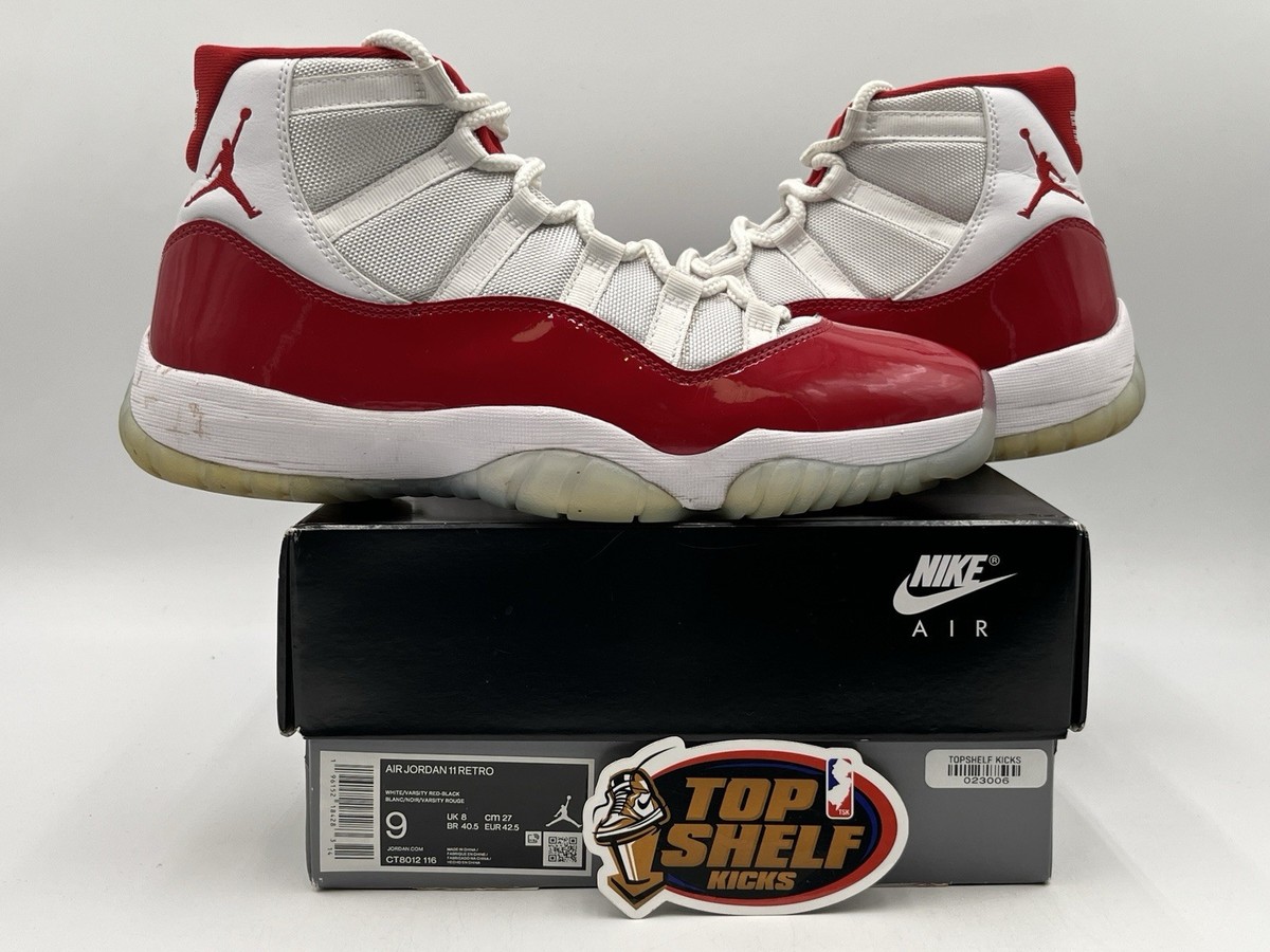 Air Jordan 11 Retro 赤白 ハイカット（GS） Air Jordan 11 (GS), Cherry – Impossible Kicks