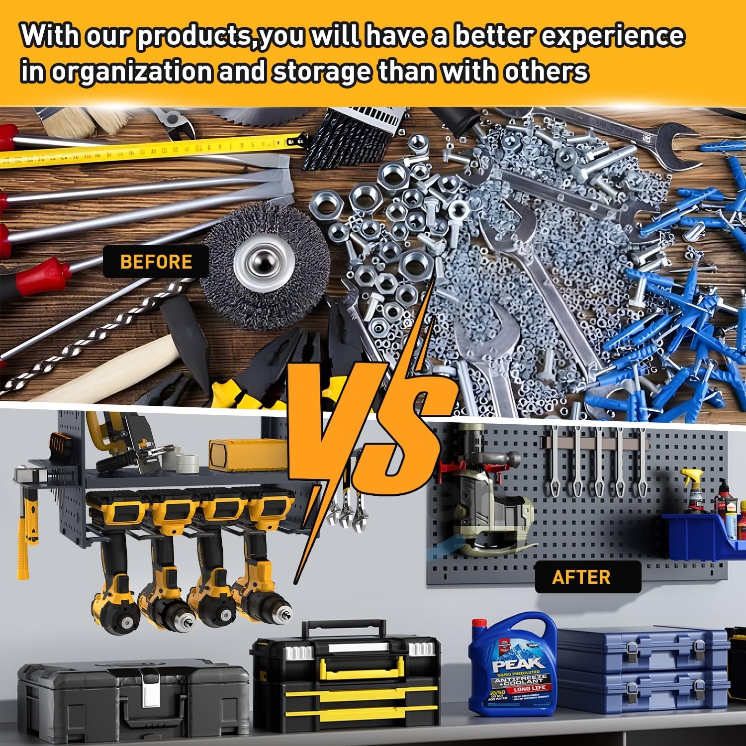 Adjustable Wall Mount for EGO Compatible Tools,200lb Leaf Blower and Weed Eat...