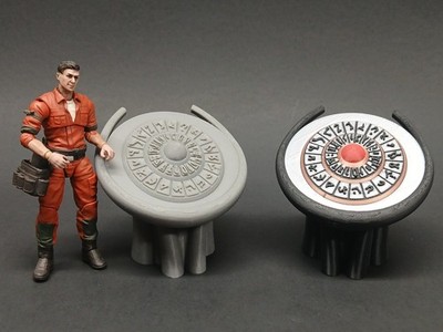 Custom 3d print STARGATE DHD DIAL HOME DEVICE 1:12 scale figure diorama part