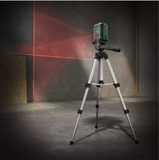 Parkside Self Levelling Cross Line Laser Level with Tripod Stand PKLL 10 B4