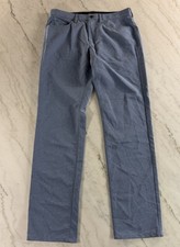 Bonobos Golf Pants Mens Size 32x34 Athletic Fit Blue Chino Performance