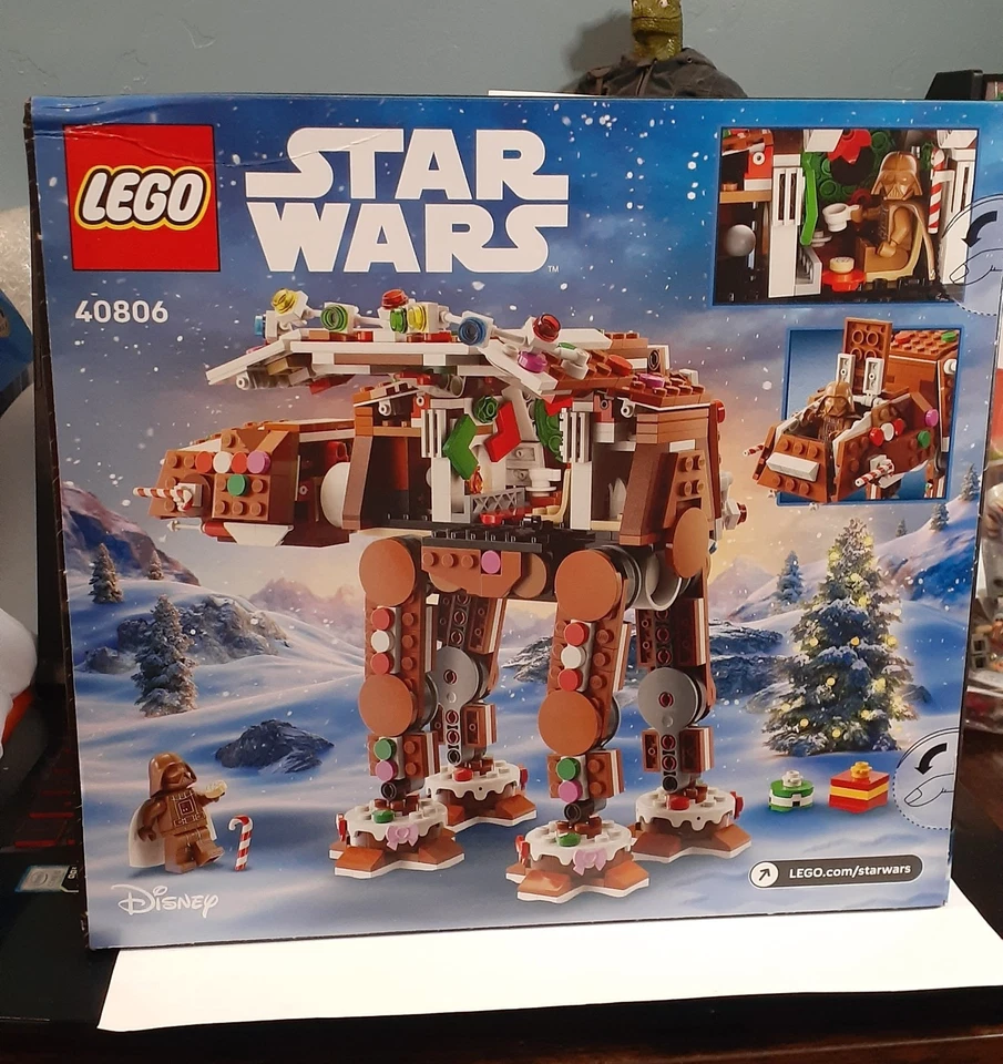 Lego 40806 Star Wars Gingerbread AT-AT Christmas Decoration, IN HAND - SEALED - Image 3 of 4