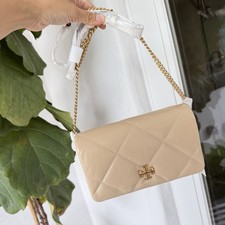 Tory Burch KIRA DIAMOND QUILT CROSSBODY 158624 Vanilla Soft Serve 420