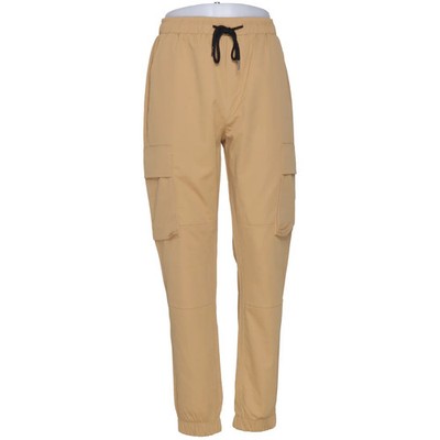 Cargohose, Größe: M, Beige, Polyester, Einfarbig, Herren #FfM