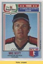 1988 Chef Boyardee Collector's Edition Food Issue Mike Scott #19 READ 5hy