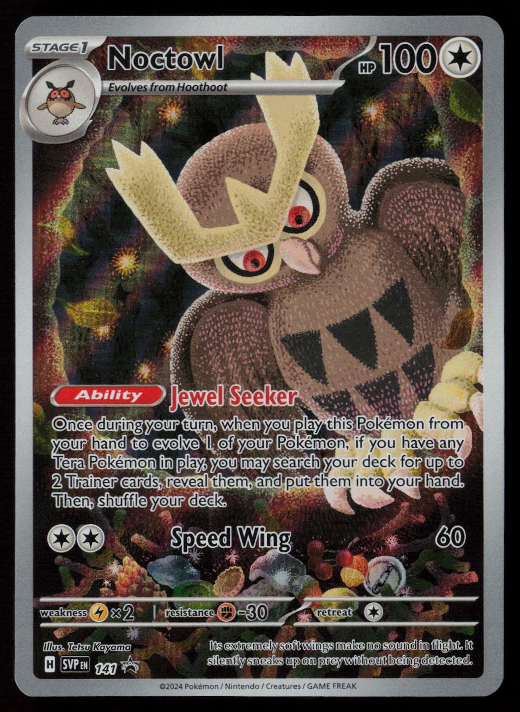 Noctowl Holo Promo SV: Scarlet & Violet Promo Cards 141 NM