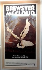 BREWSTER MCCLOUD '70 3SH POSTER ON LINEN BUD CORT HAROLD AND MAUDE ROBERT ALTMAN