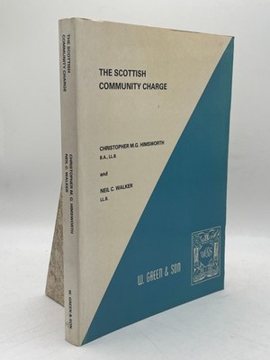 The Scottish Community Charge Hinsworth Walker Law Book Scotland Poll Tax