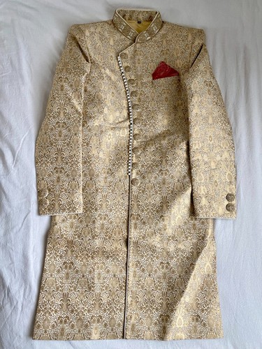 Mens Wedding Indian Sherwani Size 36 (UK Size S)
