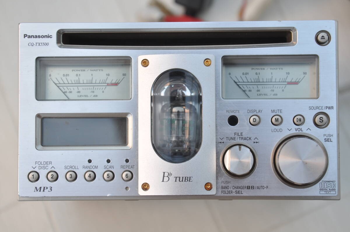Tested Panasonic CQ-TX5500D CD Deck Player Vacuum tube Car Audio 2