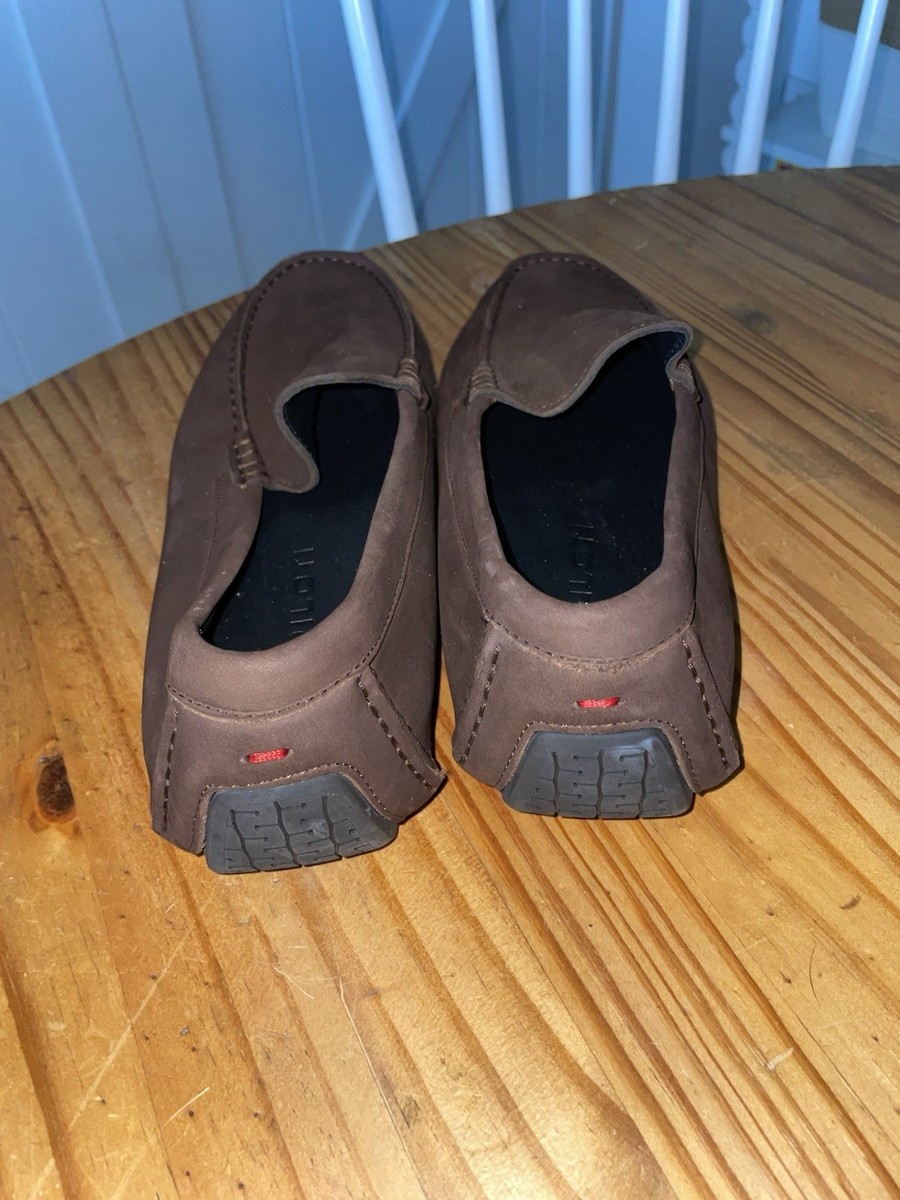 Piloti Officina Brown Suede Casual Slip-on Shoes Loafers Mens Driving Sz 7 NWOB Piloti Officina Brown Suede Casual Slip-on Shoes Loafers  main image 2