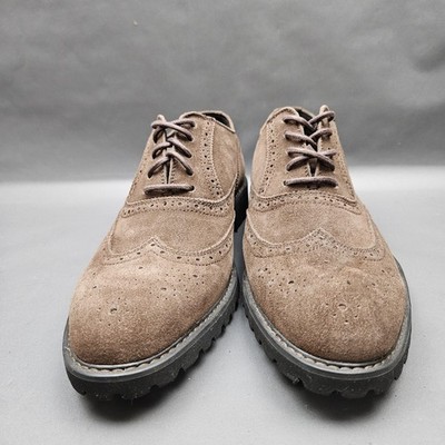 Saks Fifth Avenue Blue Write Now Shoes Mens Size 8.5 Brown 