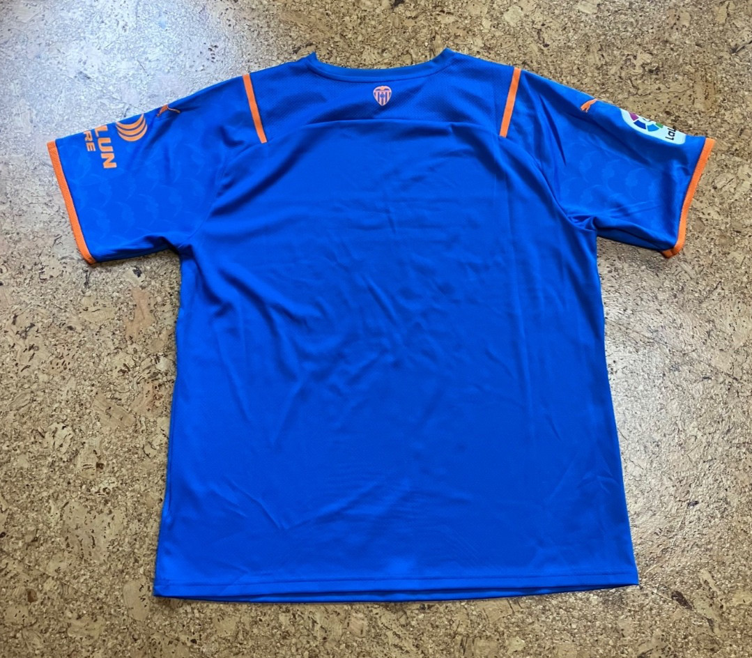 VALENCIA CF Soccer Football Third Jersey PUMA-Men's Extra Large BLUE 2021
