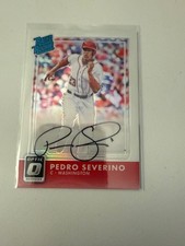 2016 Panini Donruss Optic - Rated Rookies Autographs Pedro Severino #175 Holo...