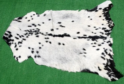 Luxus Ziegenfell Teppich Haar auf Fläche Teppich Größe 32"x20" Tierleder Ziegenfell 3746 - Bild 1 von 3