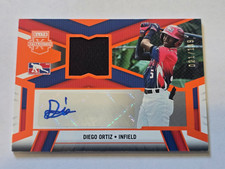 🔥 2023 Elite Extra Edition DPL Material Signatures Orange Diego Ortiz Auto /149