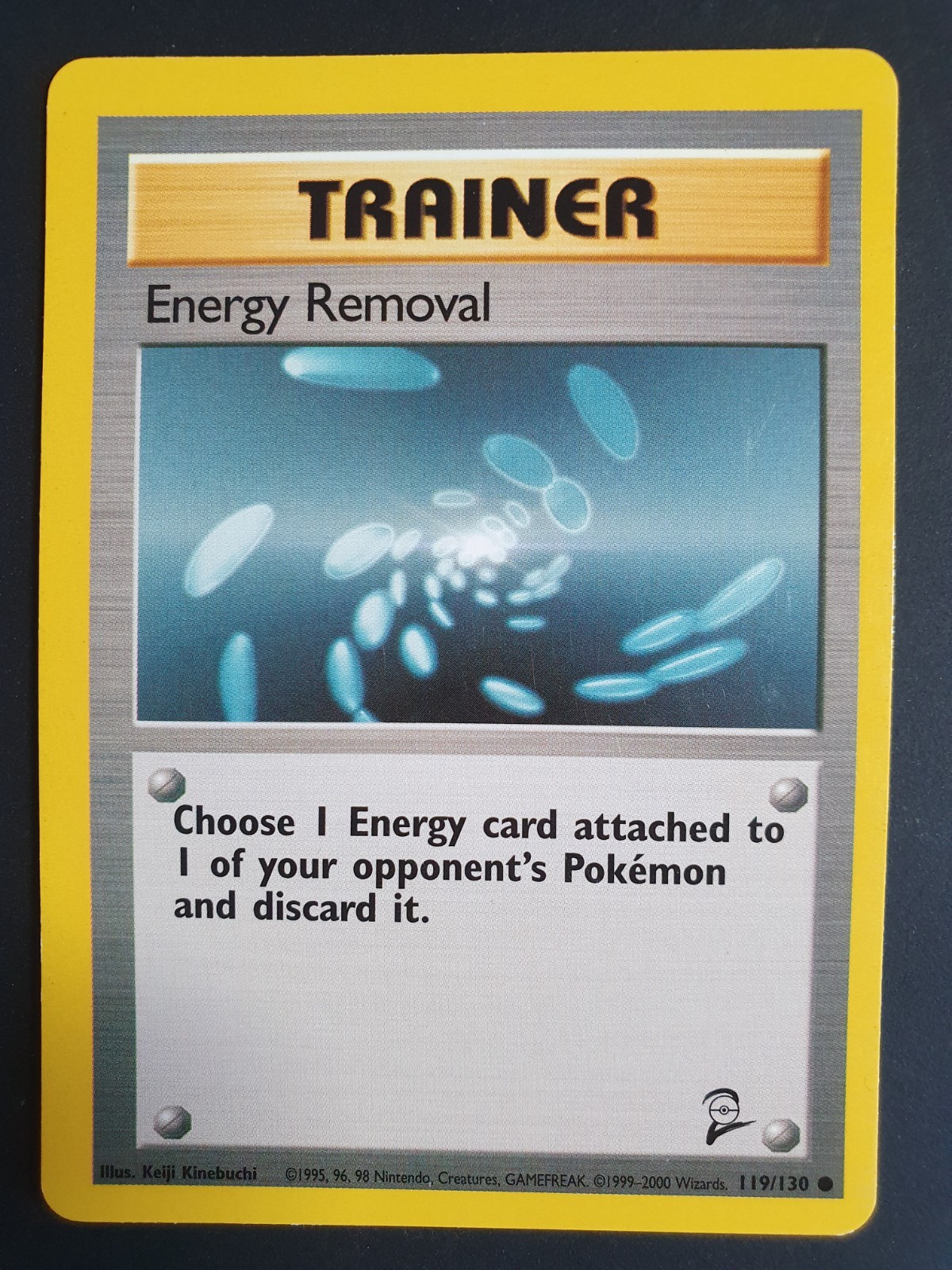 Energy Removal 119/130 Trainer - Base Set 2 - Pokemon Card - Lightly Played