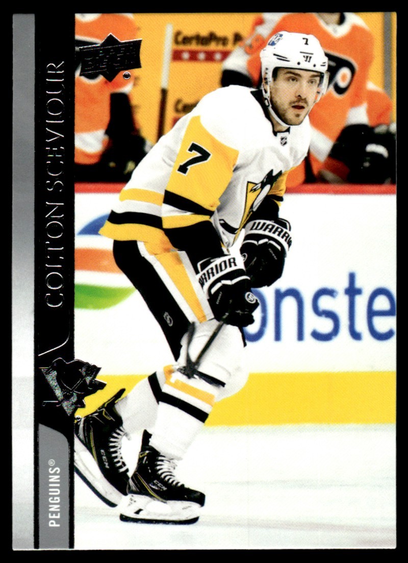 2020-21 UPPER DECK HOCKEY CARD COLTON SCEVIOUR #612 PITTSBURGH PENGUINS 7284