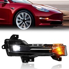 For 2017-2023 Tesla Model 3 Y Front LED Fog Light DRL Right Passenger Side