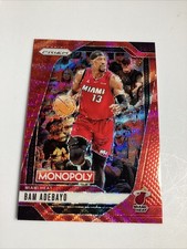 Bam Adebayo-Miami Heat-2024-25 Panini Prizm Monopoly #28-Red Wave Prizm-Color Ma