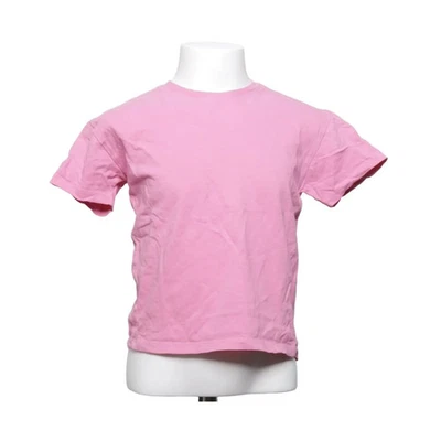 Zara, t-shirt, taille : 110, rose, coton, monochrome, fille #KlA - Photo 1/4