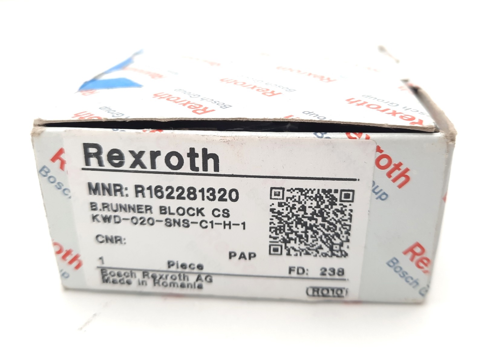 Bosch Rexroth R162281320 Ball Slimline Runner Block 20mm, 23400N, 29800N
