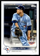 2022 Topps Opening Day Hyun-Jin Ryu Toronto Blue Jays #189