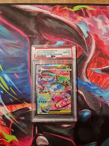 2025 Pokemon Mega Evolution Venusaur ex SIR 177 PSA 10 Gem Mint