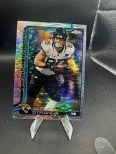 2025 Topps Chrome Football - Brenton Strange Pulsar Refractor - Jax Jaguars #137