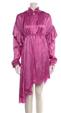 Authentic BALENCIAGA Dress EU 36 UK 8 Vintage Designer Luxury Pink Elegant