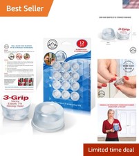 Rubber Door Bumper - Small Size Rubber Bumpers - Clear Door Stoppers for Wall...