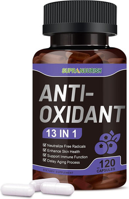 13-In-1 Antioxidants Supplement with NAD, NMNH, Resveratrol, Glutathione & PQQ -