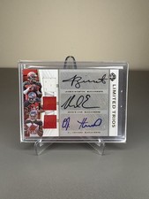 2017 Mike Evans, Jameis Winston, OJ Howard Panini Limited Trios Patch Auto /10