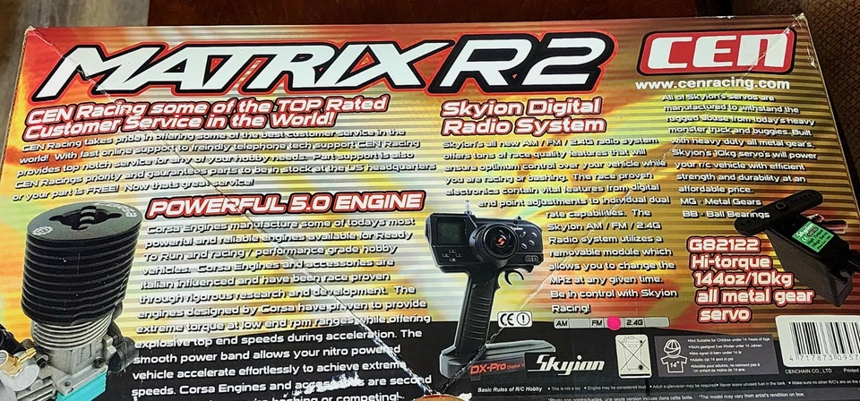 CEN MATRIX R2 5.0, 3.6 HP ENGINE, 4WD,NEW IN BOX, RC NEVER USED, 2 SPEED, SICK! - Image 2 of 4