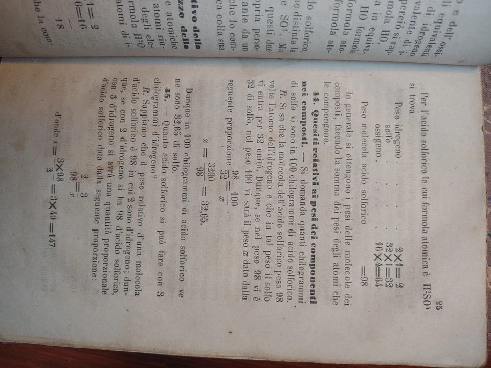 Chimica - Nozioni di chimica moderna -1871 - Immagine 3 di 4
