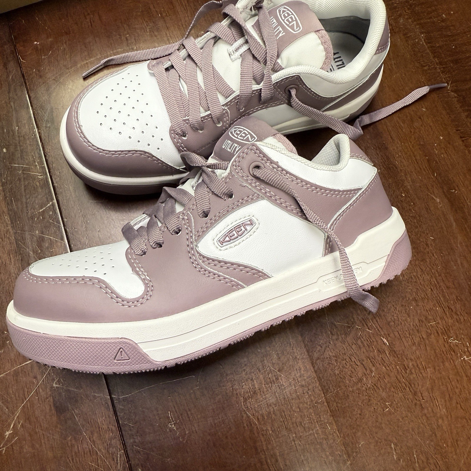 Scarpe da lavoro Keen Utility donna 6 5 Overton CT rospo stella pelle bianca