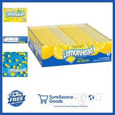 Hard Lemon Candy 0.8 Ounce Boxes Pack of 24 Perfect for Halloween Birthdays