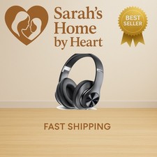 Bluetooth Headphones Over Ear, 60 Hours Playtime Foldable Headphones Wireless...