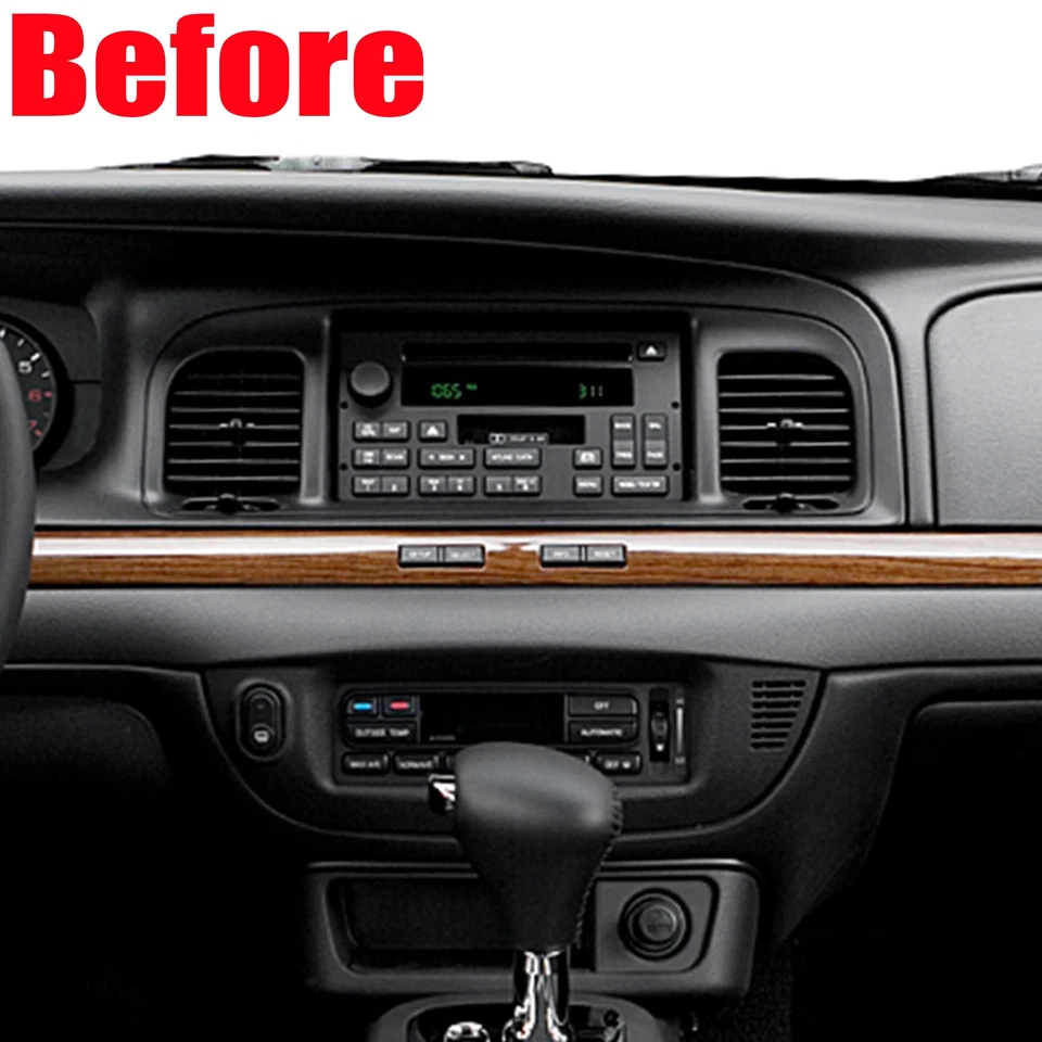 10.1" 64G PARA Ford Crown Victoria 2003-2008 Rádio de Carro GPS CarPlay Android 15 CAM - Imagem 3 de 4