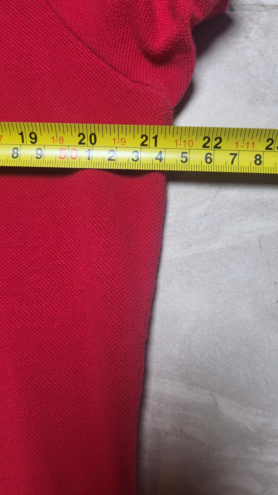 Lacoste Regular Fit Polo Shirt Red 100% Cotton Men's L Short Sleeve Collared thumbnail 9