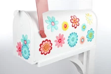Mailbox Magnet Partial Cover Boho Flowers Set of 10 Assorted Styles/Floral Trio